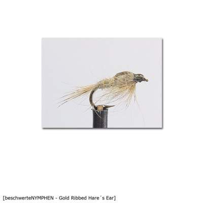 X-Version Fly Beschwerte Nymphe GOLD RIBBED HARE´S EAR  14 Gr.14 - 1Stück - 59