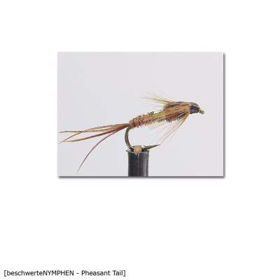 X-Version Fly Beschwerte Nymphe PHEASANT TAIL 10, - Gr.10 - 1Stück - 60