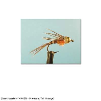 X-Version Fly Beschwerte Nymphe PHEASANT TAIL ORANGE 12 Gr.12 - 1Stück - 83