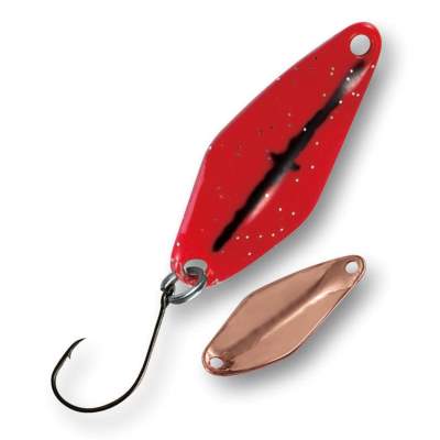 Paladin Profi Spoon Zeus Forellenblinker 1,9g - rot-schwarz/kupfer