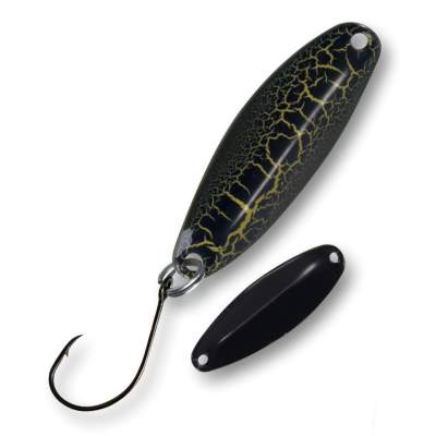 Paladin Profi Spoon Poseidon Forellenblinker 3,8g - schwarz-gelb/schwarz