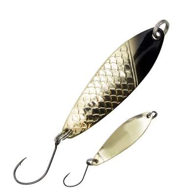 Paladin Trout Spoon Monster Trout Forellenblinker 8,4g - gold-schwarz/gold