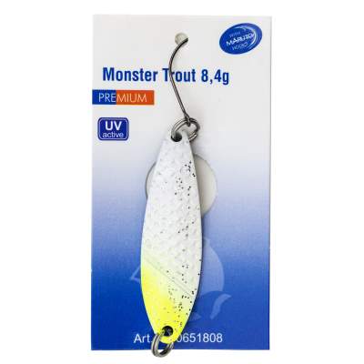 Paladin Trout Spoon Monster Trout Forellenblinker 8,4g - weiß-gelb/schwarz