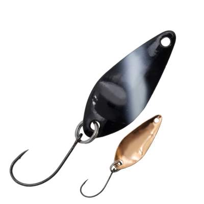 Paladin Trout Spoon Nightmare Selbstleuchtend 2,5g - schwarz-glow/kupfer