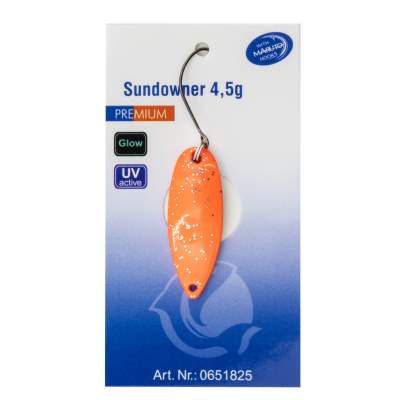Paladin Trout Spoon Sundowner - Selbstleuchtend 4,5g - rot/glow