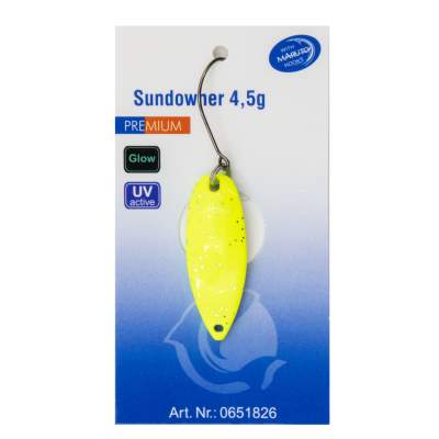 Paladin Trout Spoon Sundowner Selbstleuchtend 4,5g - gelb/glow