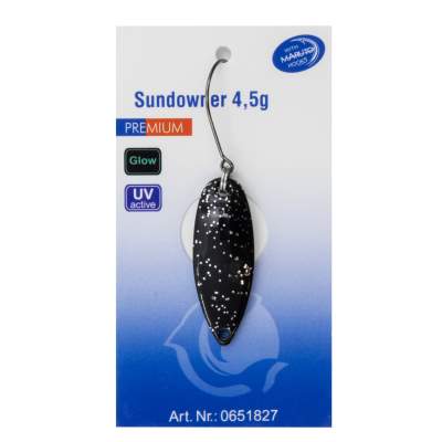 Paladin Trout Spoon Sundowner, 4,5g - schwarz/glow