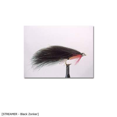 X-Version Fly Streamer BLACK ZONKER 10, - Gr.10 - 1Stück - 10