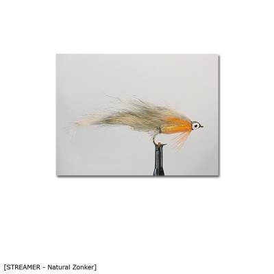 X-Version Fly Streamer NATURAL ZONKER 10, - Gr.10 - 1Stück - 12