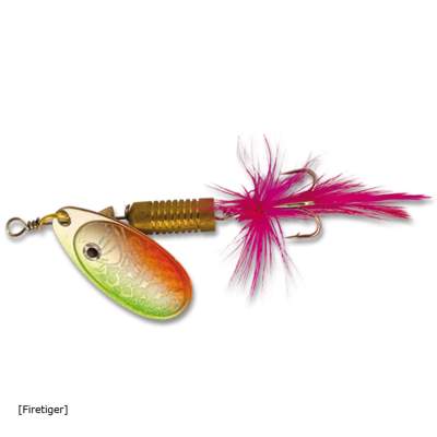 Roy Fishers Nature-X Spinner 7,5cm 12,5g firetiger, - 7,5cm - firetiger - 12,5g - Gr.5 - 1Stück