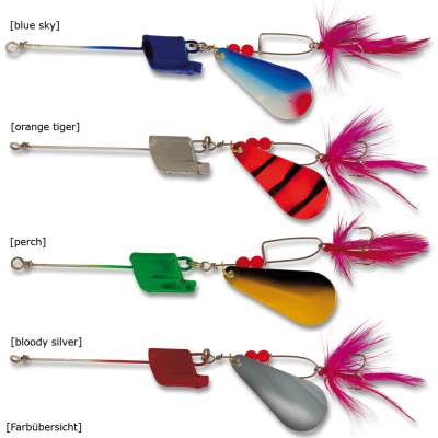 Roy Fishers Swedish Star Bleikopf Spinner, 10cm - perch - 17,5g - Gr.4 - 1Stück