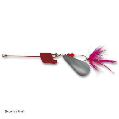 Roy Fishers Swedish Star Bleikopf Spinner 10,0cm 17,5g bloody silver 10cm - bloody silver - 17,5g - Gr.4 - 1Stück
