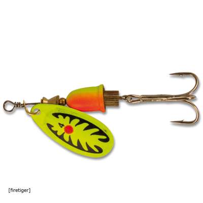 Roy Fishers Vips Spinner 4FT, - 4,5cm - firetiger - 4g - Gr.1 - 1Stück