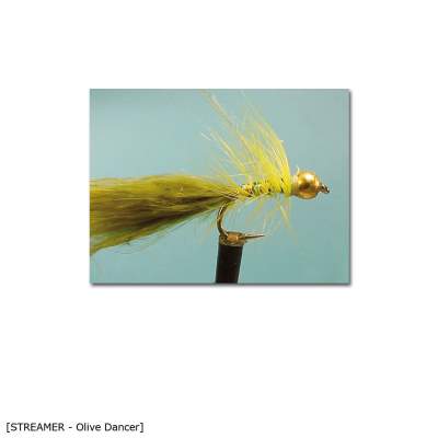 X-Version Fly Streamer OLIVE DANCER 10, - Gr.10 - 1Stück -5