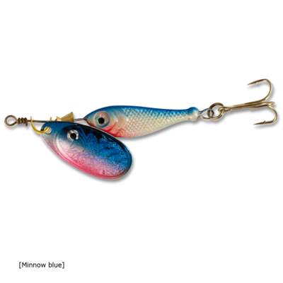 Roy Fishers Minnowtail Spinner 9 B, - 9cm - Minnow blue - 18g - Gr.3 - 1Stück