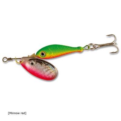 Roy Fishers Minnowtail Spinner 9 R, - 9cm - Minnow red - 18g - Gr.3 - 1Stück