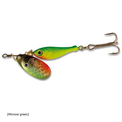 Roy Fishers Minnowtail Spinner 9 G, - 9cm - Minnow green - 18g - Gr.3 - 1Stück