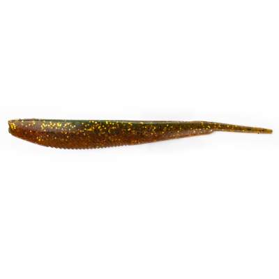 Angel Domäne Action Shad Pin-Tail, 12,5cm, Motoroil Goldglitter 12,5cm - Motoroil Goldglitter - 1Stück