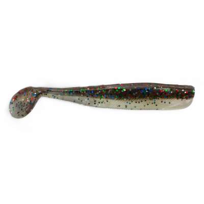 Angel Domäne Action Shad O-Tail, 7,5cm, Pearl Black glitter, - 7,5cm - Pearl Black glitter - 1Stück