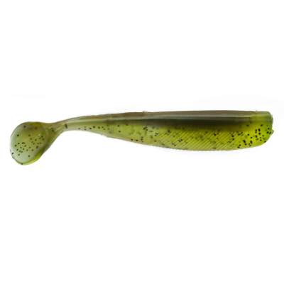 Angel Domäne Action Shad O-Tail, 8,5cm, Clear Watermelon Black Pepper, - 8,5cm - Orange Pearl Black Pepper - 1Stück