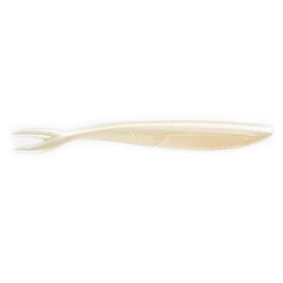 Angel Domäne Action Shad V-Tail, 7,5cm, Pearl, - 7,5cm - Pearl - 1Stück