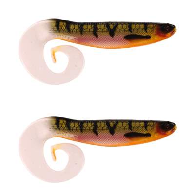 Westin CurlTeez Barsch Köder 8.5cm - Bling Perch - 6g - 2 Stück