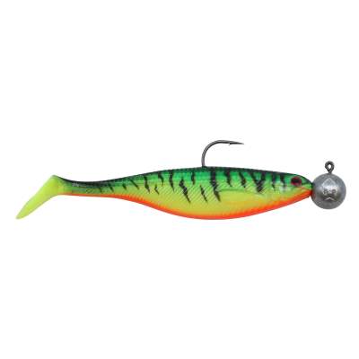 Westin ShadTeez Rigged N' Ready Gummifisch 9cm - Crazy Firetiger - 17g - 4 Stück