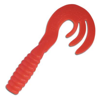 Blitz Pilker Jig Dreierschwanz Beifänger Twister 06 6cm 6,0cm - japanrot - 1Stück