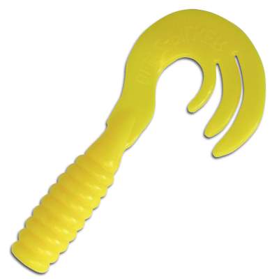 Blitz Pilker Jig Dreierschwanz Beifänger Twister 02 6cm, - 6,0cm - gelb - 1Stück