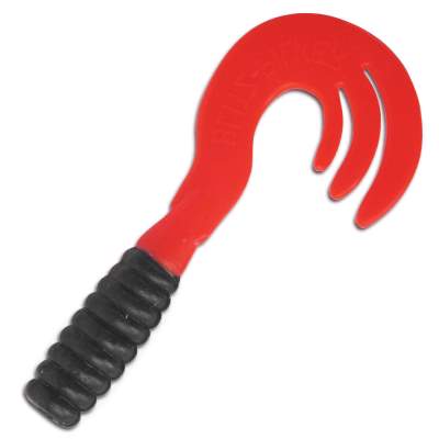 Blitz Pilker Jig Dreierschwanz Beifänger Twister japanrot/schwarz  6cm, - 6,0cm - japanrot/schwarz - 1Stück