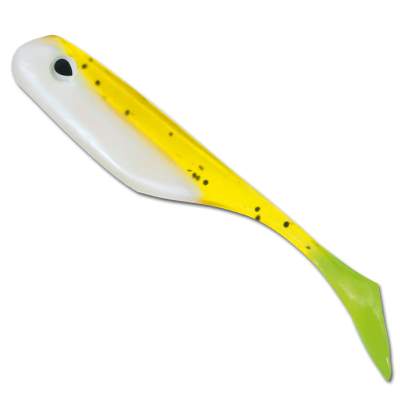 Roy Fishers Paddle Tailer 5,5SPPCT 14cm - salt & pepper phantom chartr.tail  - 3Stück
