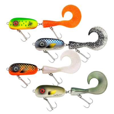 Svartzonker Sweden Junior Tailbait Jerkbait, 49g - Fire Tiger C3