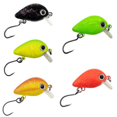 Troutlook Trout Crank Set 5 Stück - 2,5cm - 1,6g - mixed