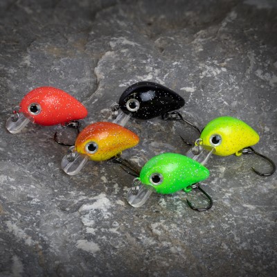 Troutlook Trout Crank Set, 5 Stück - 2,5cm - 1,6g - mixed