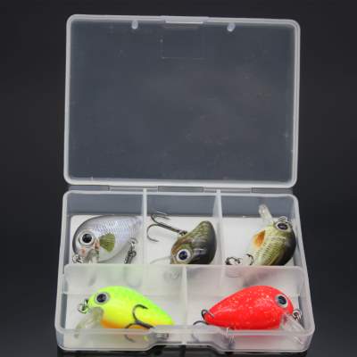 Roy Fishers Mini Crankbait Set Treble Hook mixed