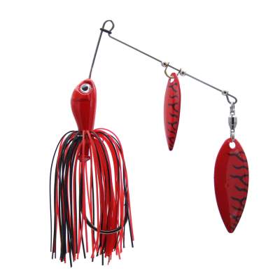 Roy Fishers Burnstar Spinnerbait, 14g - Hellfire