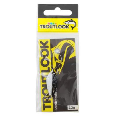 Troutlook Forellenkelle Spoon, 2,2g - black/white