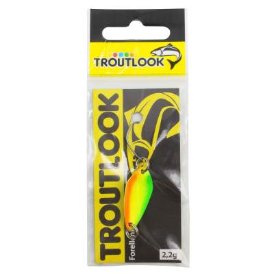 Troutlook Forellenkelle Spoon, 2,2g - red/green/yellow