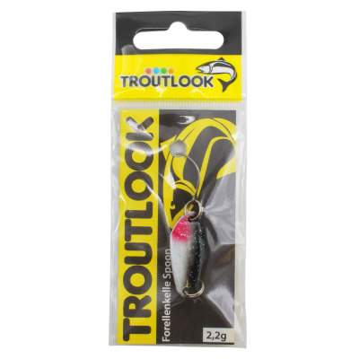 Troutlook Forellenkelle Spoon 2,2g - red dotted/black/white
