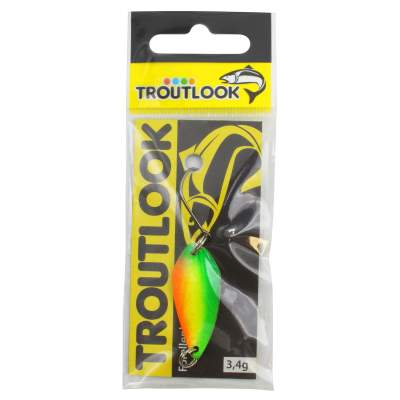 Troutlook Forellenkelle Spoon 3,4g - red/green/yellow