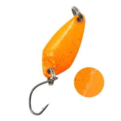 Troutlook Forellenkelle Spoon, 3,4g - orange/copper/glitter