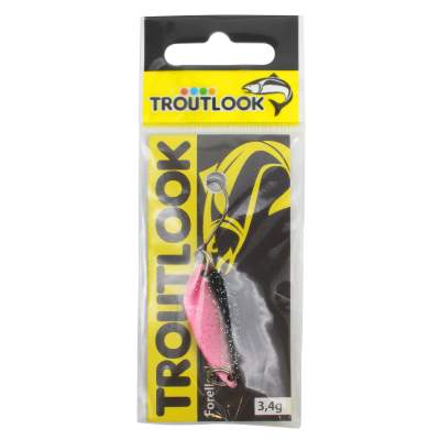Troutlook Forellenkelle Spoon 3,4g - red dotted/black/white