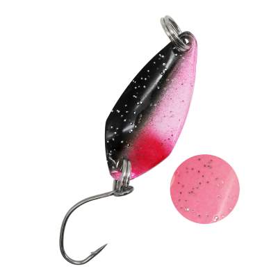 Troutlook Forellenkelle Spoon, 3,4g - red dotted/black/white