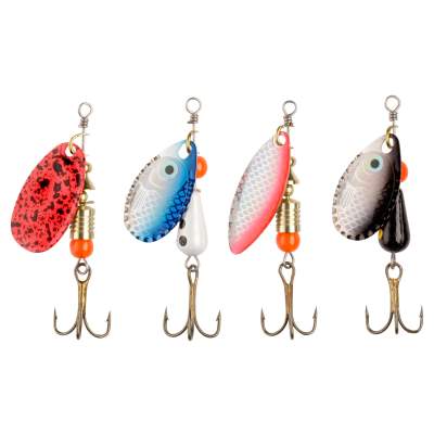 ABU Garcia Kunstköder Set Trout (Forelle) Spinner 4 Stück, Trout Spinner - 4Stück