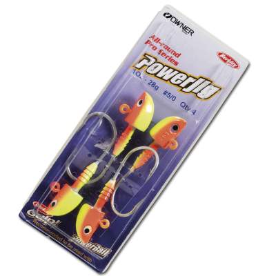 Berkley Powerjig 17 fluo orange/gelb - 17,5g - Gr.3/0 - 5Stück
