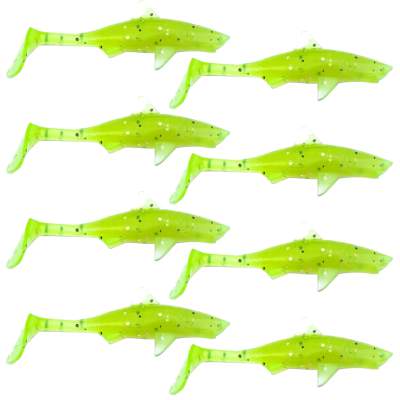 Kanalgratis Baby Shark Gummifische 10cm - Zalt & Pepper Lime - 9g - 8 Stück