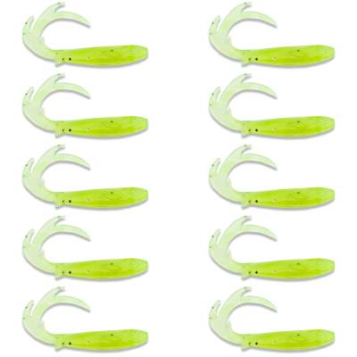 Kanalgratis Baby Dragon Twister 11cm - Zalt & Pepper Lime - 3.7g - 10 Stück