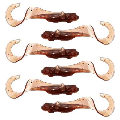 Kanalgratis Nettel Mini - Twister 11cm - Motoroil - 6g - 6 Stück