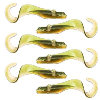 Kanalgratis Nettel Mini Twister 11cm - Kiwi Bite - 6g - 6 Stück