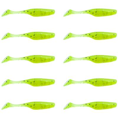 Kanalgratis Monkey Shad 9cm - Zalt & Pepper Lime - 6g - 12 Stück